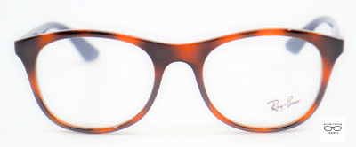 Ray Ban RB7085 5585 Tortoise/Navy Eyeglasses New Authentic 50