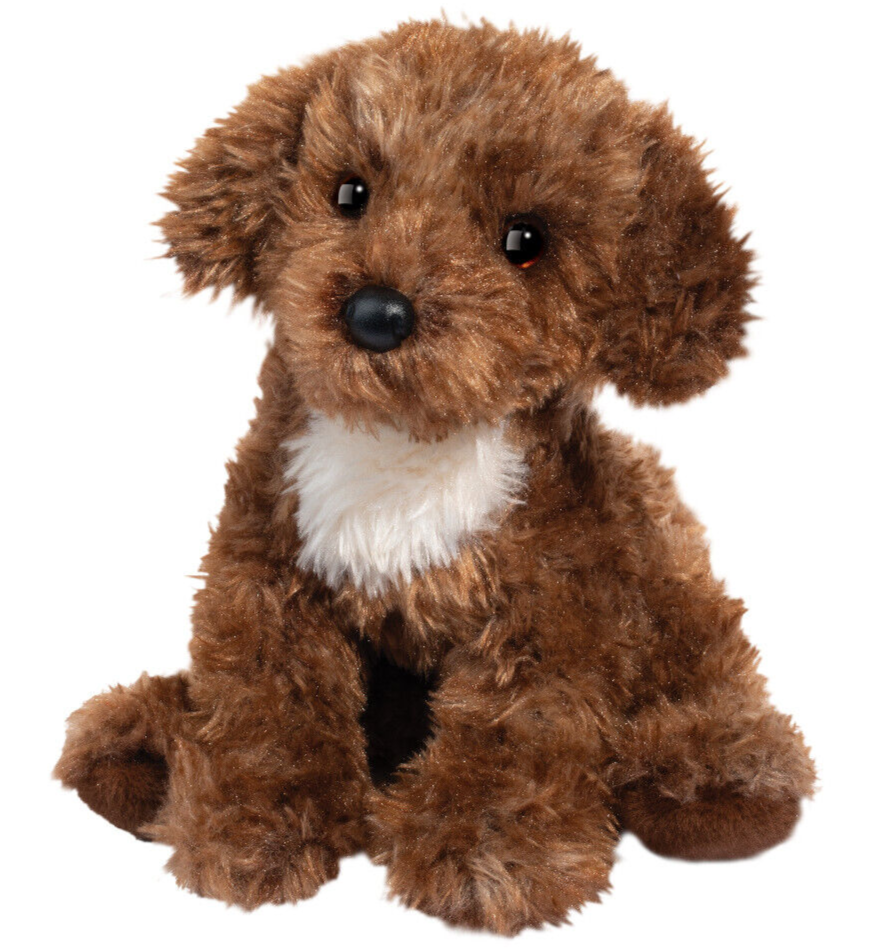 WEIGEDU GoldenDoodle Stuffed Dog Plush Toy - Realistic, Soft, Machine Washable - 11.8" Brown - View #2