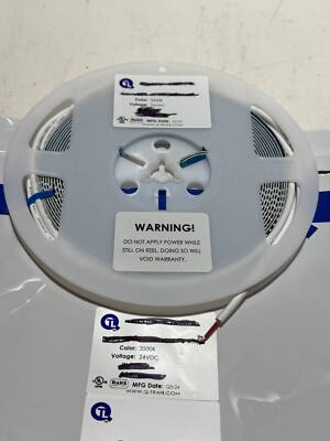 #ad 2x LED Strip Lights 15FT DC 24 V 3500k $50.00