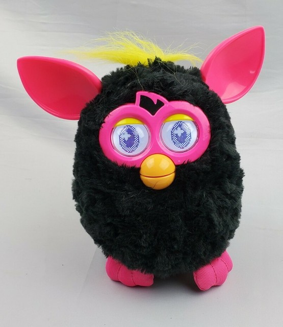 pink and black furby