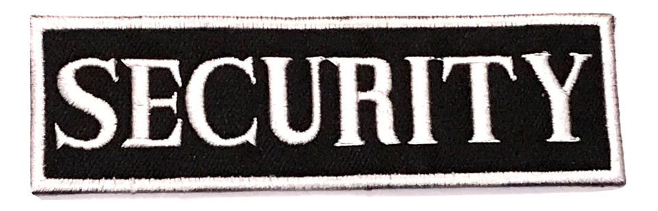 Security Uniform Logo Patches DIY Costume Cosplay 1.4" x 4.5" Badge Arm Shirt - Image 2 of 2