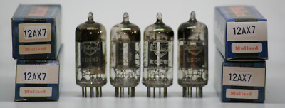 12ax7 mullard tubes long plate ecc83 lot tube valve ecc803s b339