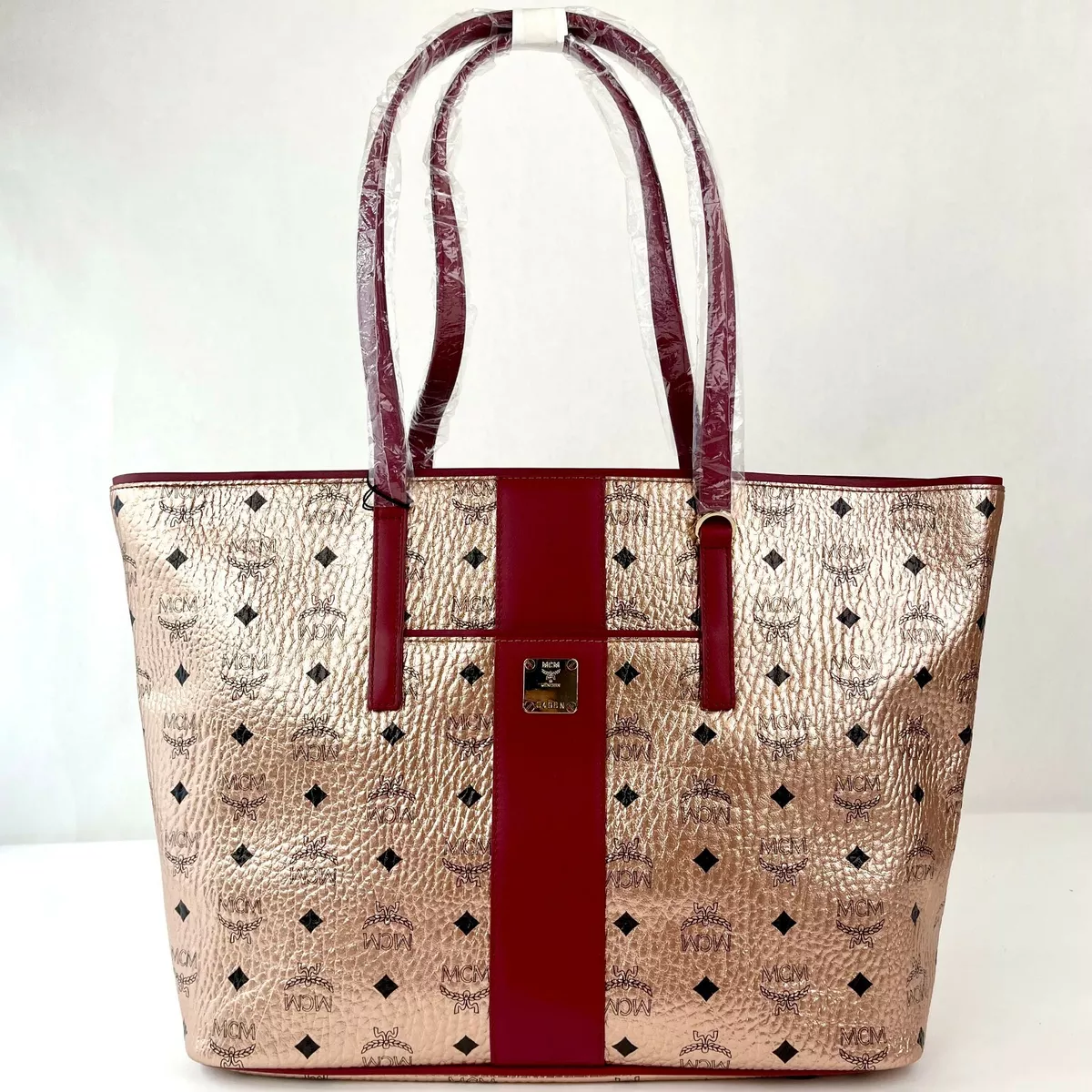 MCM Visetos Reversible Monogram Tote