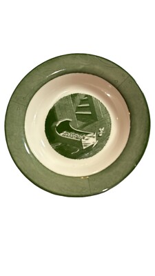 Colonial Homestead Green by Royal Soup Bowl 8.25'' Cradle