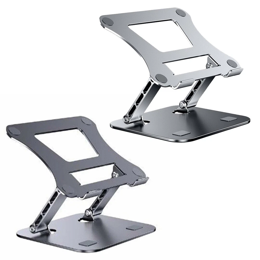 Adjustable Aluminum Laptop Stand Ergonomic Desk Riser for 10-16 Inch Computers