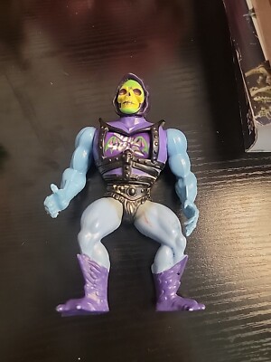 MOTU MASTER OF THE UNIVERSE HE-MAN SKELETOR BATTLE DAMAGE ARMOR FIGURE 1980s