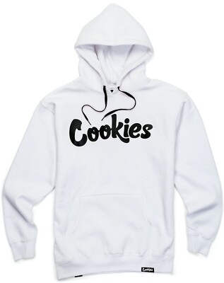 NWT Authentic Berner Cookies Clothing CKS Original Logo XL White/Black  Hoodie