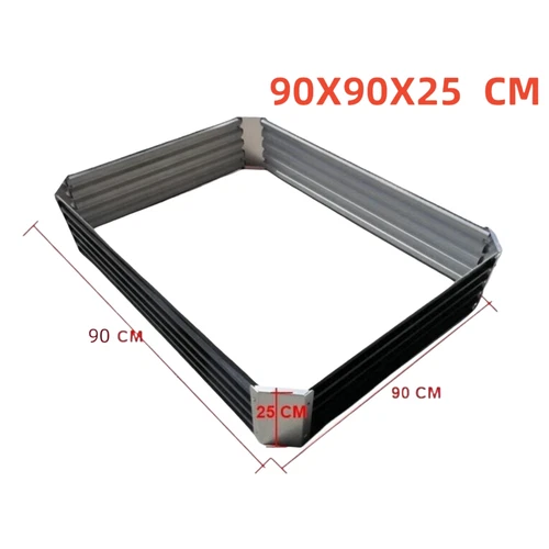 Raised Garden Bed Planter Outdoor Herb Flower Vegetable 90x90/90x120cm/120x120cm - Picture 7 of 12