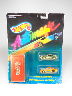 Lot De 2 Hot Wheels Automagic : Porsche 911 Et 959 Sous Blister, Un Must Pour Les Fans !