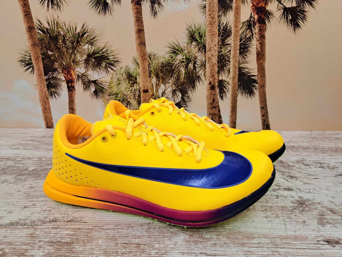 Nike Zoom TJ Elite 3 Yellow Purple Triple Jump Track Spikes HV6425-800 Mens 10.5 Nike Triple Jump Elite 3 Spikes Shoes Mens 6 Womens 7.5  main image 4