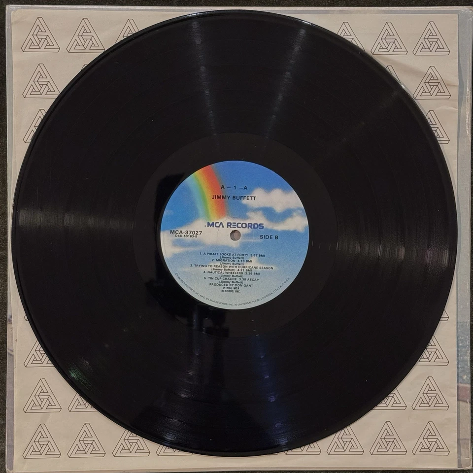 Jimmy Buffett A1A 1980s US Pressing MCA Records Complete - Imagem 4 de 4
