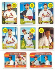 2018 Topps Heritage (w/ SP 1-500) - ST LOUIS CARDINALS Team Set 