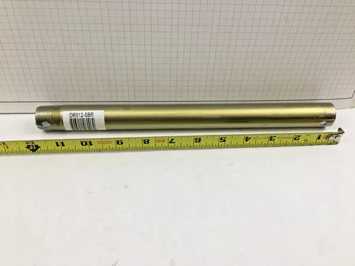 Minka-Aire 12 Inch Ceiling Fan Downrod, 1" OD, - Soft Brass - DR512-SBR - Picture 1 of 5