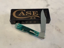 CASE MINI COPPERLOCK JADE BONE KINFOLK # 61749L SS KNIFE NEVER USED IN BOX*