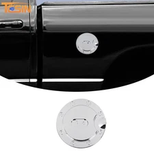 Chrome Fuel Tank Filler Cap Gas Door Cover Trim for Dodge for Ram 1500 1994-08
