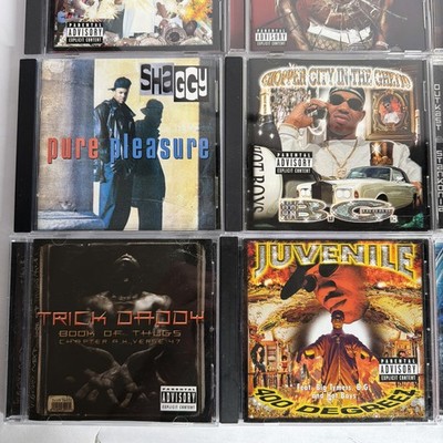 Lot Of 12 90's Gangsta Rap CDs Juvenile Too Short Shaggy Cypress