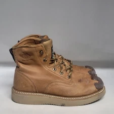 Georgia Boot Wedge Boot Barracuda Gold Mens Size 8.5M