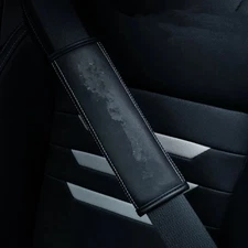 2pc Car Seat Belt Cover Shoulder Cushion Pad Interior Accessories For Porsche