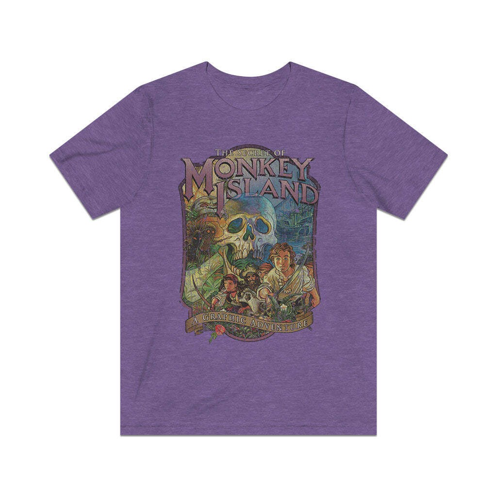 The Secret of Monkey Island 1990 Vintage Men's T-Shirt | eBay