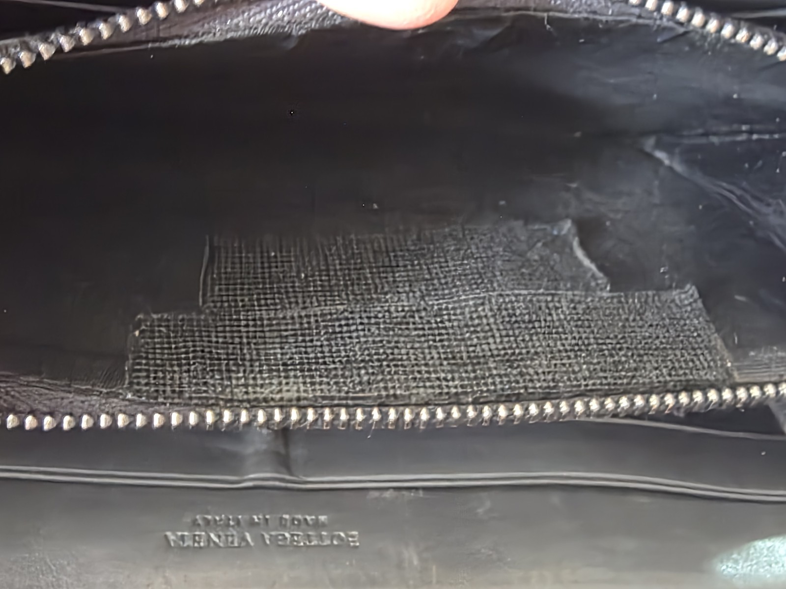 Bottega Veneta Intrecciato Woven Black Leather Zip-Around Long Wallet thumbnail 10