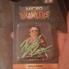 AEW Micro Brawlers Nyla Rose Signed Original ...