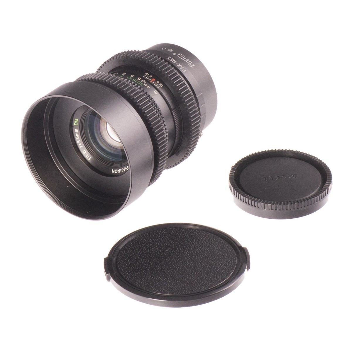 Fuji EBC X-Fujinon DM 55mm F1.6 Cine Mod Lens w/ Anamorphic Bokeh