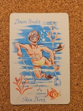 Old Maid Card Single Card Space Age Edition -SKIN DIVER-