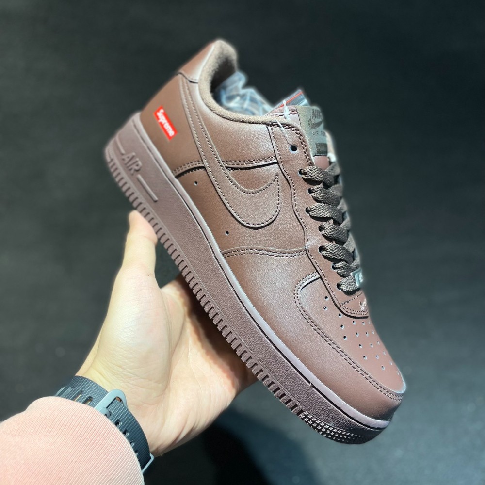 Force 1 Low x Supreme Baroque Brown 2023 CU9225-200