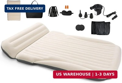 Ciremiv SUV Air Mattress for Car Camping - 6'' Leakproof Inflatable Car Bed with