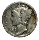 1939-P 10C Mercury Dime 90% Silver  *FREE SHIPPING*