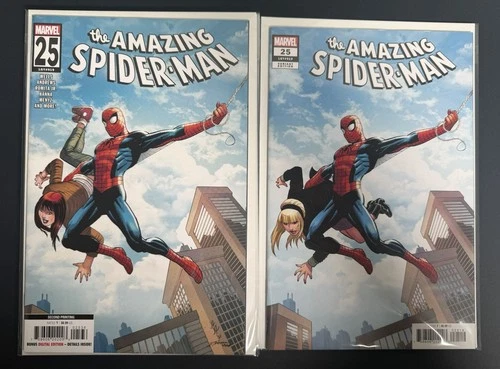 Amazing Spider-Man #25 Romita 1:100 Incentive Variant Marvel 1:25 2nd PT Set