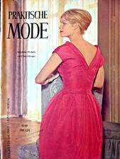 Old fashion booklet from 1961 + sewing patterns, great cocktail dresses party dresses