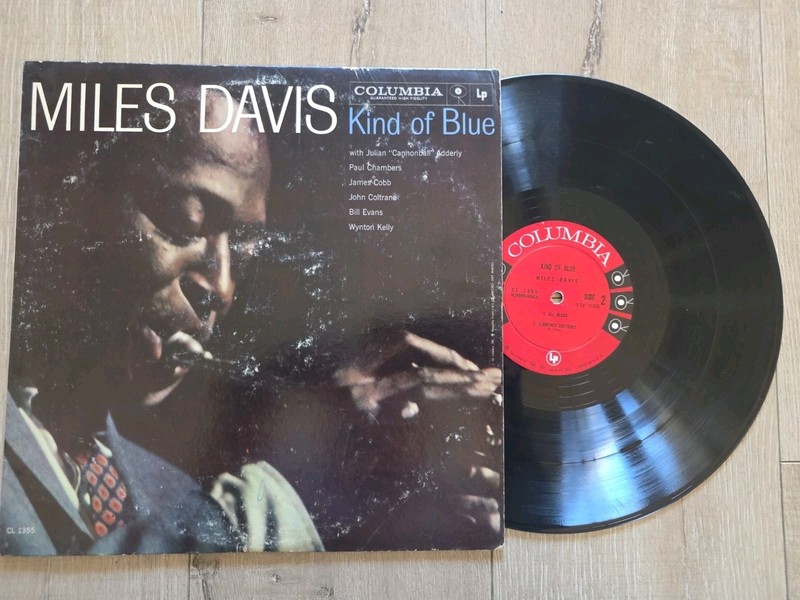 Miles Davis Kind Of Blue VG+ 1959 DG Mono 6 eye Columbia lp