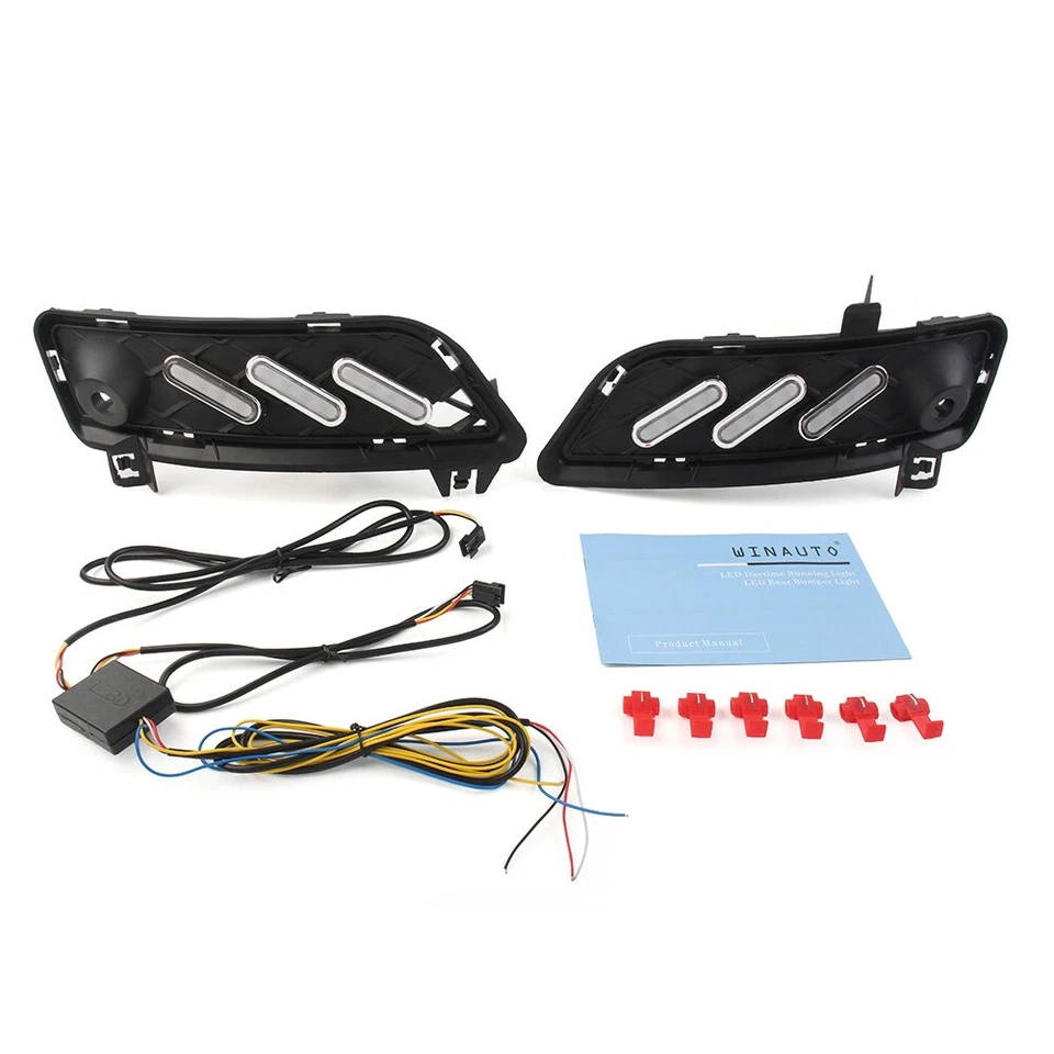 2x Dynamic LED Daytime Running Light Turn Signal Lamp For BMW X3 F25 2009-2013 - Imagem 2 de 4