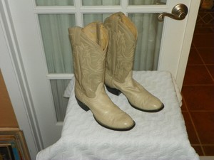 bone colored boots