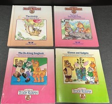 Teddy Ruxpin Set of 4 Books - Airship, Faded Fobs, Songbook, Gizmos  Gadgets
