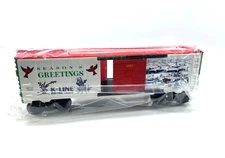 O/O27 K-Line Season's Greetings 1993 Boxcar in Original Box