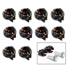 10x Car Bulb Holder Twist Lock Wedge Instrument Panel Dash Light Bases Sockets