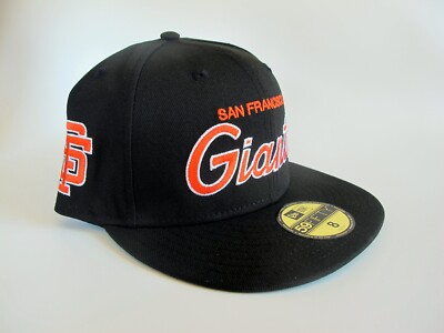 San Francisco Giants 80s 90s Script New Era 59FIFTY 5950 Fitted