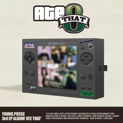 YOUNG POSSE [ATE THAT] 3. EP Album CD + Fotobuch + 7 Karten + Poster + 2 Aufkleber VERSIEGELT