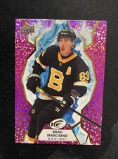 21-22 UD Ice Hockey Purple Parallel 83 Brad Marchand