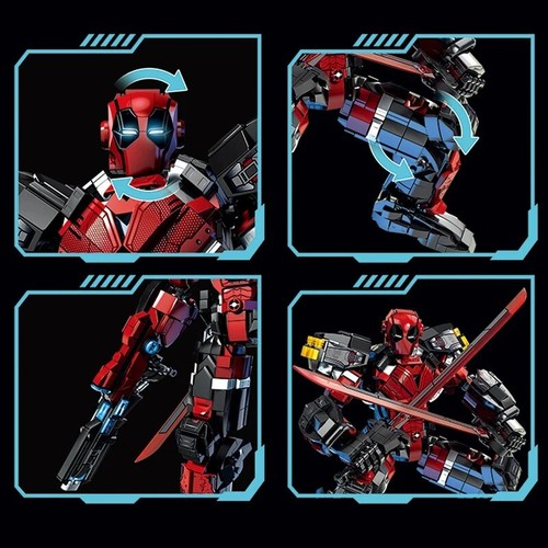 Deadpool Build Blocks Figure Movie Collection Model Toys Gift 2000 Pieces No Box - Picture 5 of 5