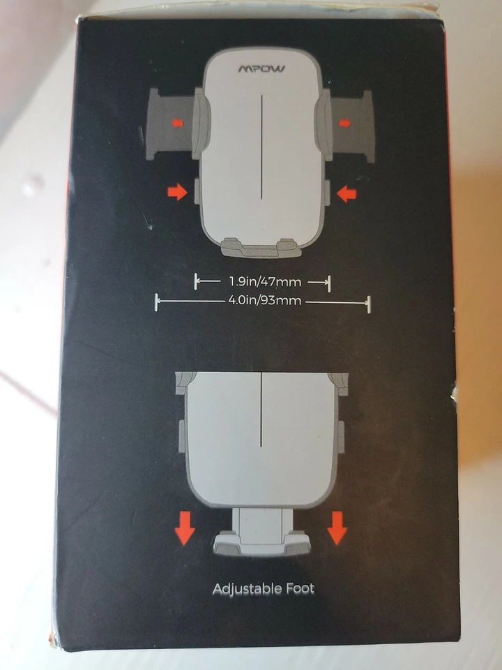 Mpow MPCA032EB Car Phone Holder - Black - Image 4 of 4