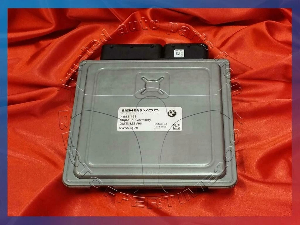 BMW 3 5 X5 series E90 E60 E70 2.8i 3.0si N52N ENGINE DME MSV80 CAS3 KEY LOCK SET - Изображение 3 из 4