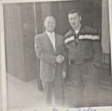 TONY ZALE  BOXING HOFer-HAROLD TRIEM  BOXING HISTORIAN ORIGINAL  AUTHENTIC PHOTO