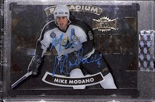 2019-20 UD Clear Cut Paladium Auto #T-MM Mike Modano (AU) Stars