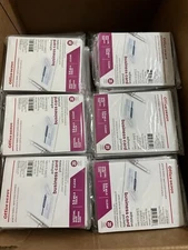 Lot Of 10 Packs., Business Card Size Pockets. Clear And Adhesive. 200ct