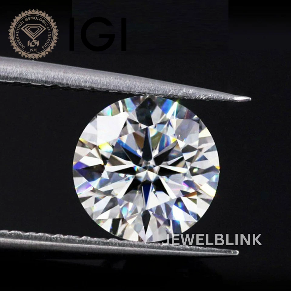 IGI Certified 1.51 Ct G Color VVS2 Loose Round CVD Lab Grown Diamond for Pendant - Image 3 of 4