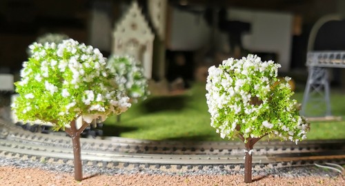 20 White Flowering Trees, 60mm Tall - Picture 12 of 12