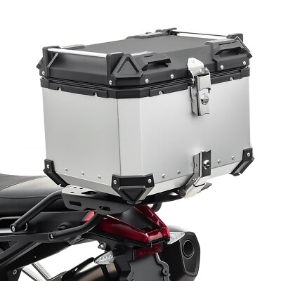 Motorrad Alu Topcase Bagtecs XB45 Aluminium 45 Liter silber
